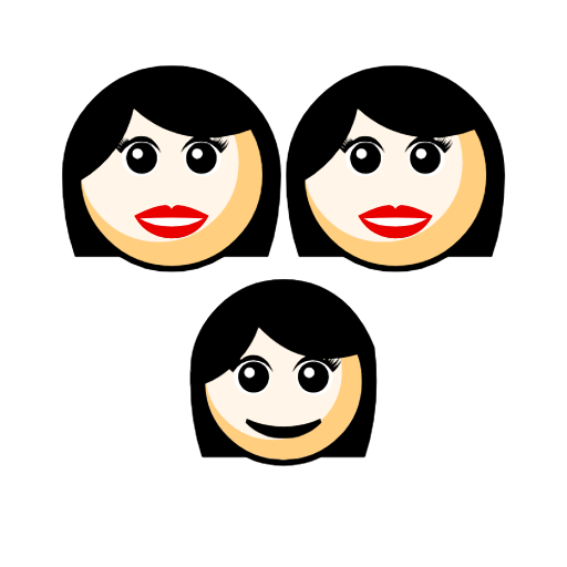 Family - Woman: Light Skin Tone, Woman: Light Skin Tone, Girl: Light Skin Tone Family - Woman: Light Skin Tone, Woman: Light Skin Tone, Girl: Light Skin Tone