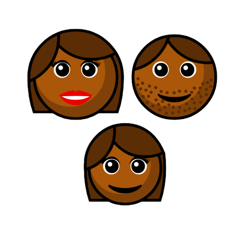 Family - Woman: Medium-Dark Skin Tone, Man: Medium-Dark Skin Tone, Girl: Medium-Dark Skin Tone Family - Woman: Medium-Dark Skin Tone, Man: Medium-Dark Skin Tone, Girl: Medium-Dark Skin Tone
