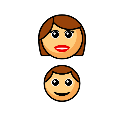 Family - Woman: Medium-Light Skin Tone, Boy: Medium-Light Skin Tone Family - Woman: Medium-Light Skin Tone, Boy: Medium-Light Skin Tone