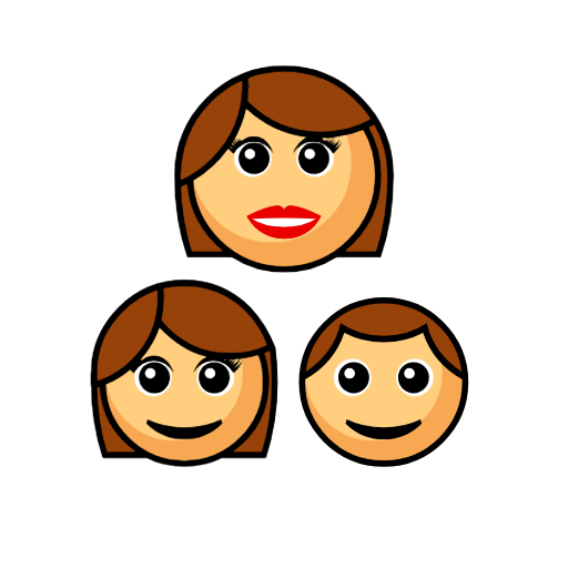 Family - Woman: Medium-Light Skin Tone, Girl: Medium-Light Skin Tone, Boy: Medium-Light Skin Tone Family - Woman: Medium-Light Skin Tone, Girl: Medium-Light Skin Tone, Boy: Medium-Light Skin Tone