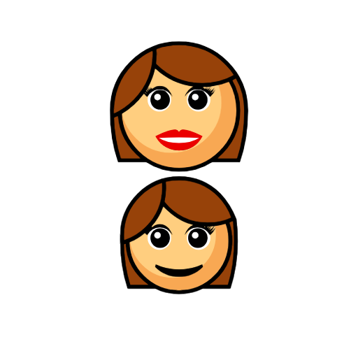 Family - Woman: Medium-Light Skin Tone, Girl: Medium-Light Skin Tone Family - Woman: Medium-Light Skin Tone, Girl: Medium-Light Skin Tone