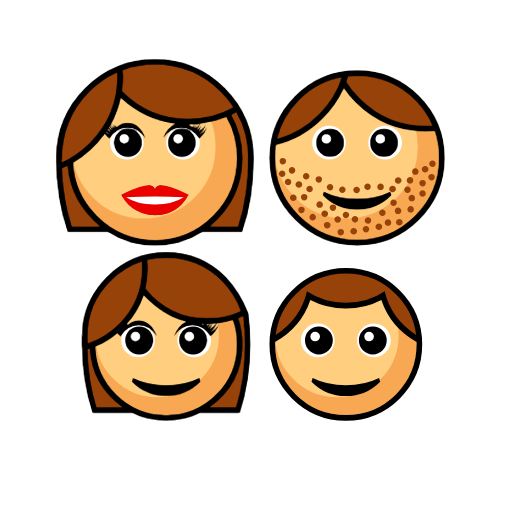 Family - Woman: Medium-Light Skin Tone, Man: Medium-Light Skin Tone, Girl: Medium-Light Skin Tone, Boy: Medium-Light Skin Tone Family - Woman: Medium-Light Skin Tone, Man: Medium-Light Skin Tone, Girl: Medium-Light Skin Tone, Boy: Medium-Light Skin Tone