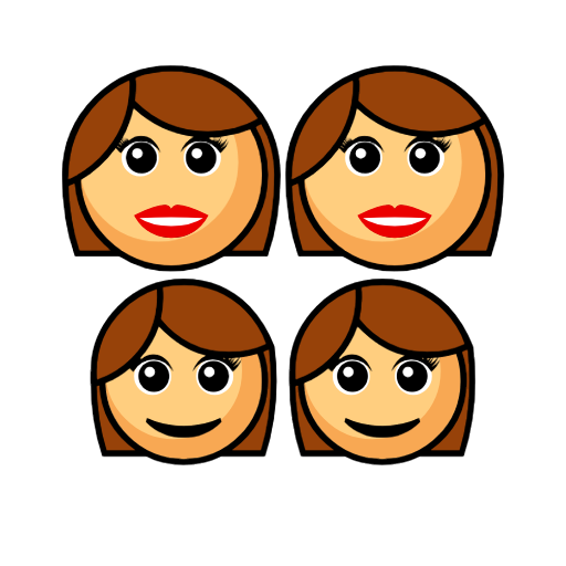 Family - Woman: Medium-Light Skin Tone, Woman: Medium-Light Skin Tone, Girl: Medium-Light Skin Tone, Girl: Medium-Light Skin Tone Family - Woman: Medium-Light Skin Tone, Woman: Medium-Light Skin Tone, Girl: Medium-Light Skin Tone, Girl: Medium-Light Skin Tone