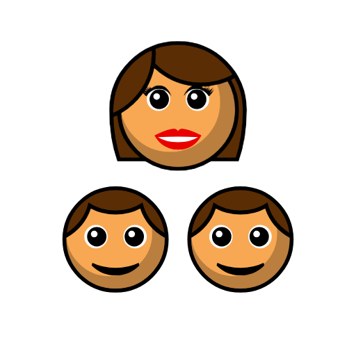 Family - Woman: Medium Skin Tone, Boy: Medium Skin Tone, Boy: Medium Skin Tone Family - Woman: Medium Skin Tone, Boy: Medium Skin Tone, Boy: Medium Skin Tone