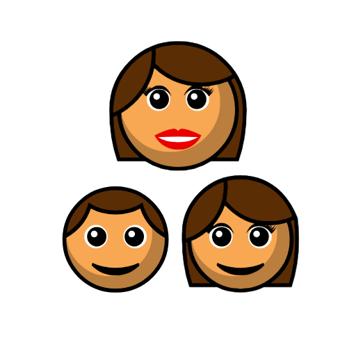 Family - Woman: Medium Skin Tone, Boy: Medium Skin Tone, Girl: Medium Skin Tone Family - Woman: Medium Skin Tone, Boy: Medium Skin Tone, Girl: Medium Skin Tone