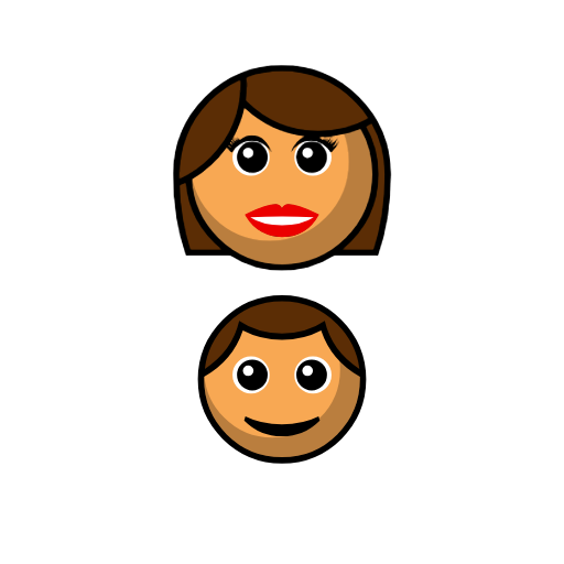 Family - Woman: Medium Skin Tone, Boy: Medium Skin Tone Family - Woman: Medium Skin Tone, Boy: Medium Skin Tone