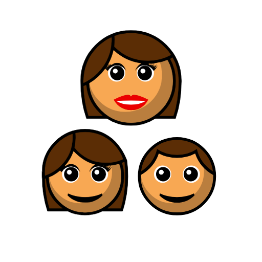 Family - Woman: Medium Skin Tone, Girl: Medium Skin Tone, Boy: Medium Skin Tone Family - Woman: Medium Skin Tone, Girl: Medium Skin Tone, Boy: Medium Skin Tone