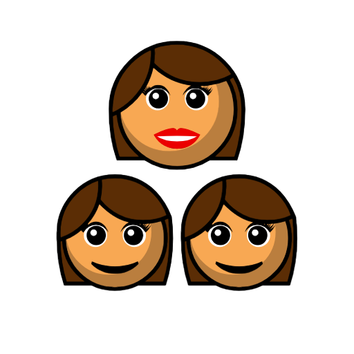 Family - Woman: Medium Skin Tone, Girl: Medium Skin Tone, Girl: Medium Skin Tone Family - Woman: Medium Skin Tone, Girl: Medium Skin Tone, Girl: Medium Skin Tone