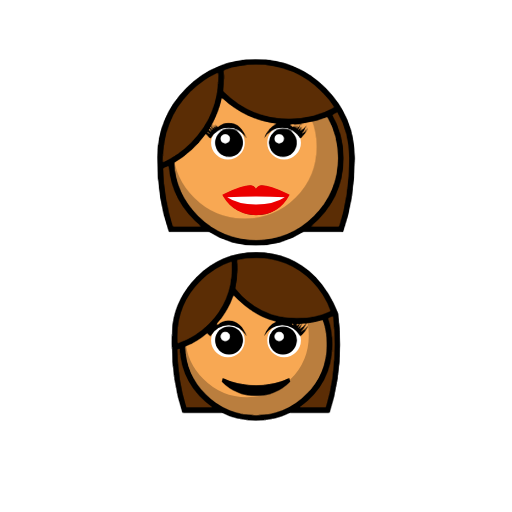Family - Woman: Medium Skin Tone, Girl: Medium Skin Tone Family - Woman: Medium Skin Tone, Girl: Medium Skin Tone