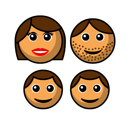 Family - Woman: Medium Skin Tone, Man: Medium Skin Tone, Boy: Medium Skin Tone, Boy: Medium Skin Tone Family - Woman: Medium Skin Tone, Man: Medium Skin Tone, Boy: Medium Skin Tone, Boy: Medium Skin Tone