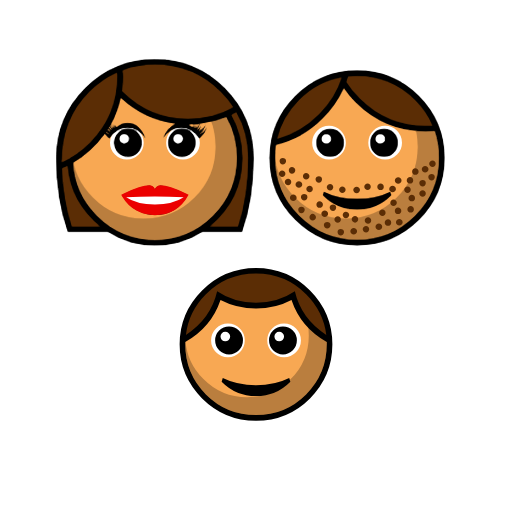 Family - Woman: Medium Skin Tone, Man: Medium Skin Tone, Boy: Medium Skin Tone Family - Woman: Medium Skin Tone, Man: Medium Skin Tone, Boy: Medium Skin Tone