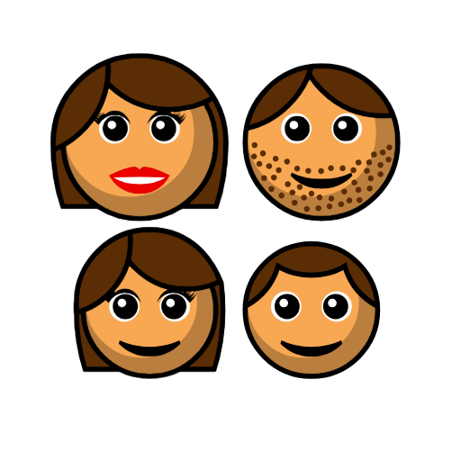Family - Woman: Medium Skin Tone, Man: Medium Skin Tone, Girl: Medium Skin Tone, Boy: Medium Skin Tone Family - Woman: Medium Skin Tone, Man: Medium Skin Tone, Girl: Medium Skin Tone, Boy: Medium Skin Tone