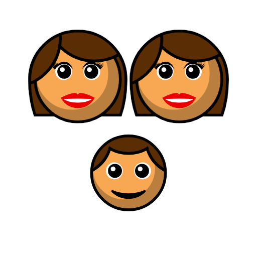 Family - Woman: Medium Skin Tone, Woman: Medium Skin Tone, Boy: Medium Skin Tone Family - Woman: Medium Skin Tone, Woman: Medium Skin Tone, Boy: Medium Skin Tone