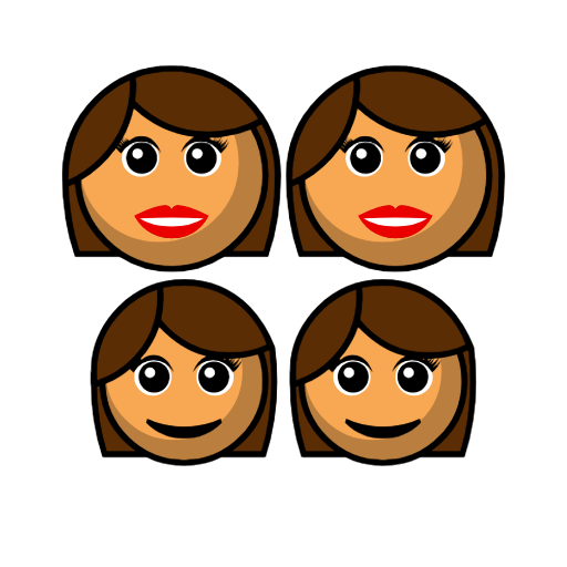 Family - Woman: Medium Skin Tone, Woman: Medium Skin Tone, Girl: Medium Skin Tone, Girl: Medium Skin Tone Family - Woman: Medium Skin Tone, Woman: Medium Skin Tone, Girl: Medium Skin Tone, Girl: Medium Skin Tone