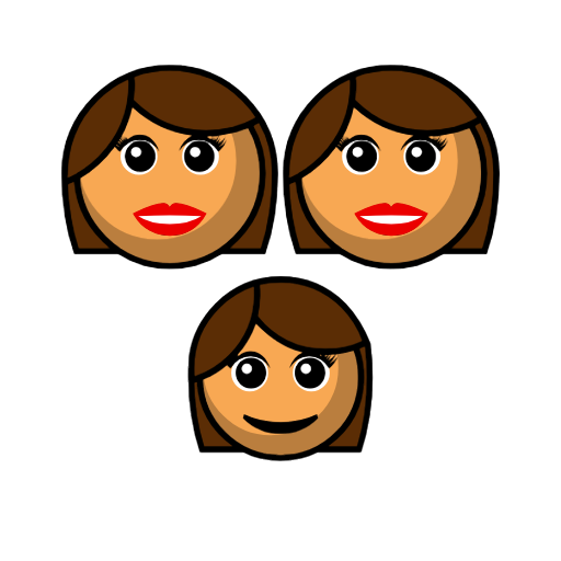 Family - Woman: Medium Skin Tone, Woman: Medium Skin Tone, Girl: Medium Skin Tone Family - Woman: Medium Skin Tone, Woman: Medium Skin Tone, Girl: Medium Skin Tone