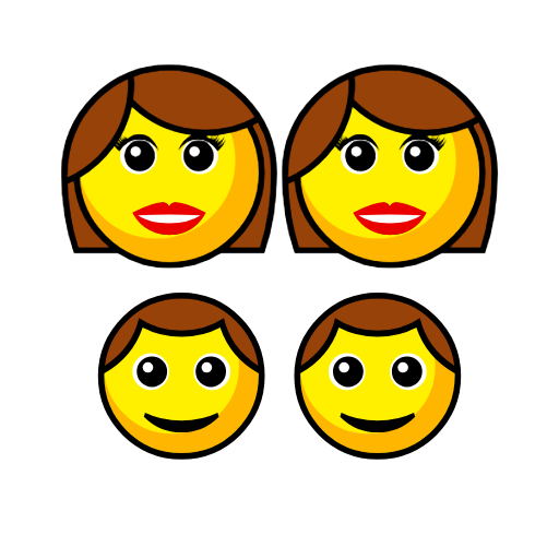Family: Woman, Woman, Boy, Boy Family: Woman, Woman, Boy, Boy
