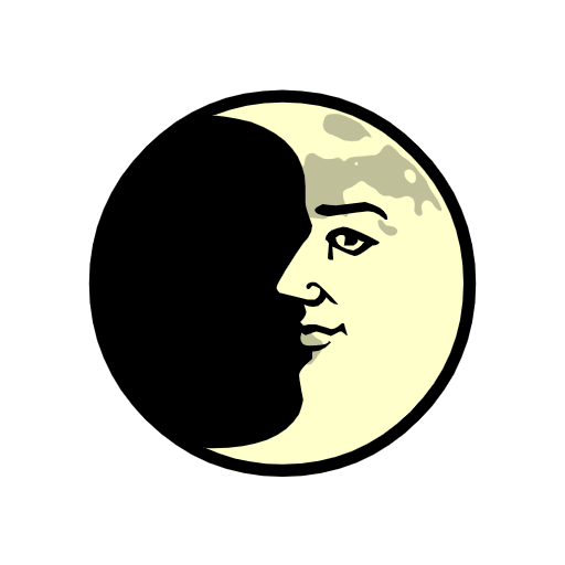 First Quarter Moon Face First Quarter Moon Face
