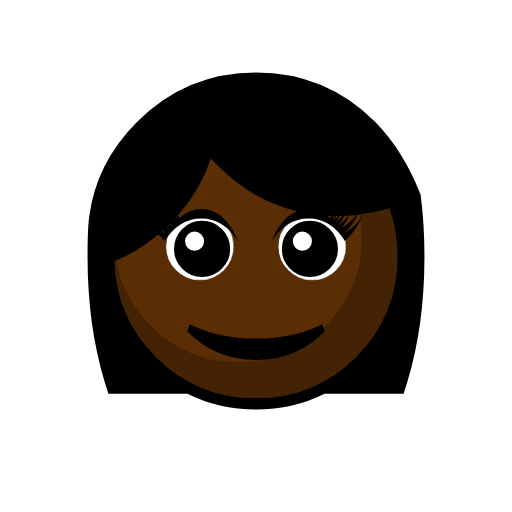 Girl: Dark Skin Tone Girl: Dark Skin Tone