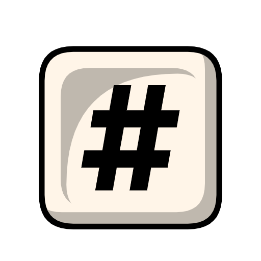 Keycap Number Sign Keycap Number Sign