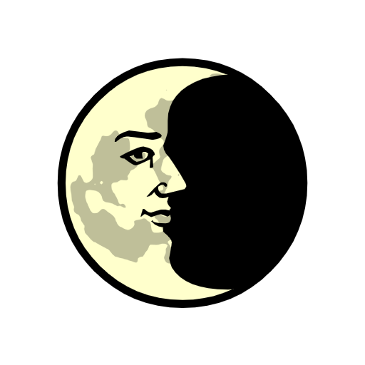 Last Quarter Moon Face Last Quarter Moon Face