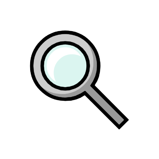 Magnifying Glass Tilted Left Magnifying Glass Tilted Left