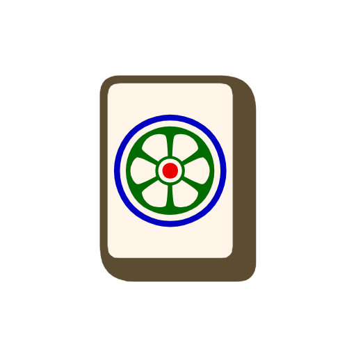 Mahjong Tile One of Circles Mahjong Tile One of Circles