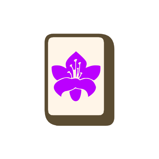 Mahjong Tile Orchid Mahjong Tile Orchid