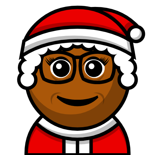 Mrs. Claus: Medium-Dark Skin Tone Mrs. Claus: Medium-Dark Skin Tone