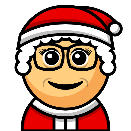Mrs. Claus: Medium-Light Skin Tone Mrs. Claus: Medium-Light Skin Tone