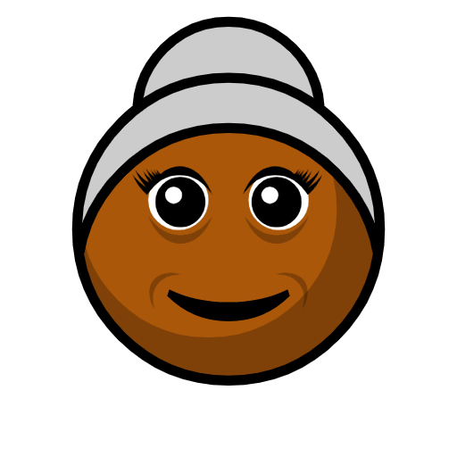 Old Woman: Medium-Dark Skin Tone Old Woman: Medium-Dark Skin Tone
