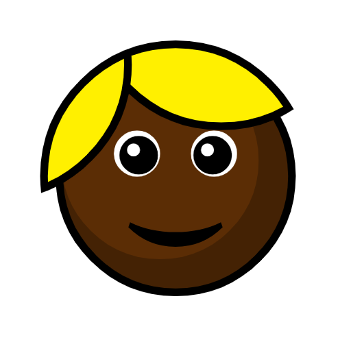 Person: Dark Skin Tone, Blond Hair Person: Dark Skin Tone, Blond Hair