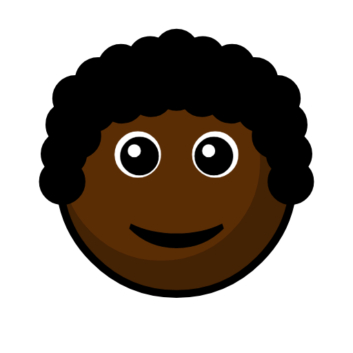 Person: Dark Skin Tone, Curly Hair Person: Dark Skin Tone, Curly Hair