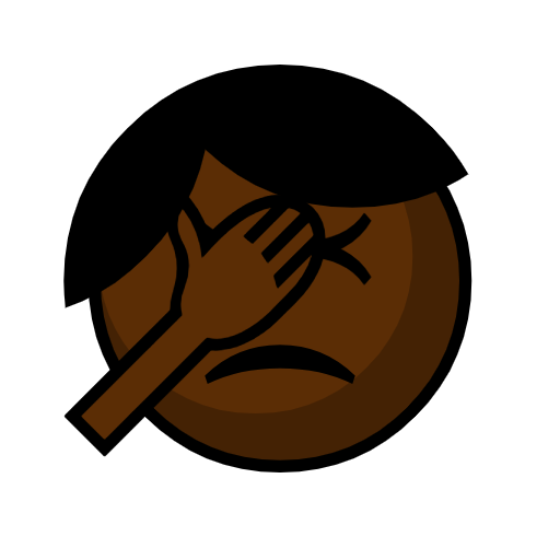 Person Facepalming: Dark Skin Tone Person Facepalming: Dark Skin Tone