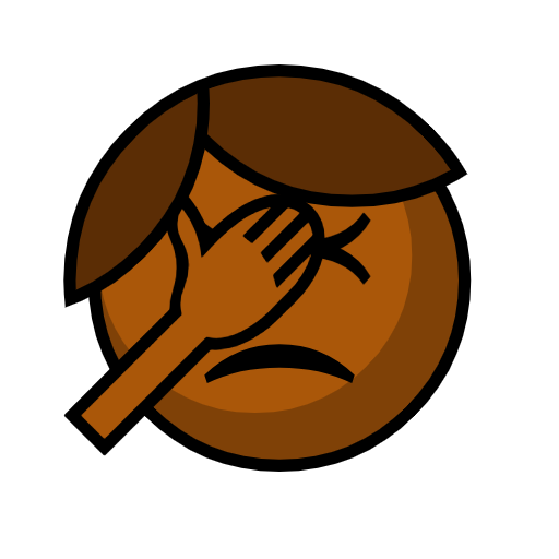 Person Facepalming: Medium-Dark Skin Tone Person Facepalming: Medium-Dark Skin Tone