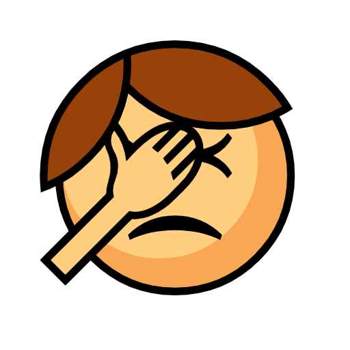 Person Facepalming: Medium-Light Skin Tone Person Facepalming: Medium-Light Skin Tone