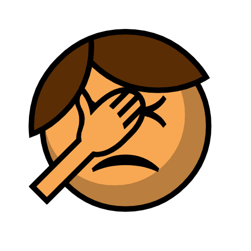 Person Facepalming: Medium Skin Tone Person Facepalming: Medium Skin Tone