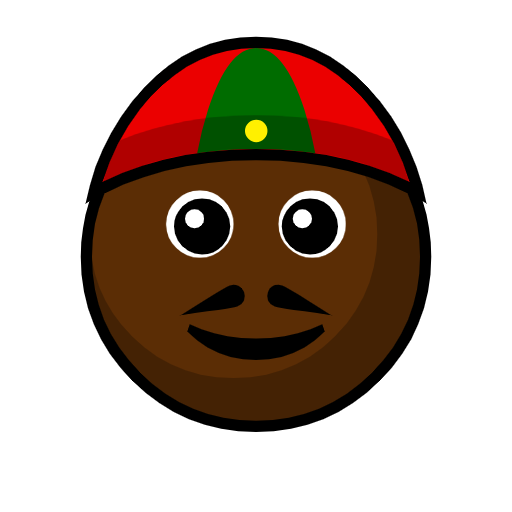 Person with Skullcap: Dark Skin Tone Person with Skullcap: Dark Skin Tone