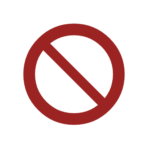 Prohibited Sign Prohibited Sign