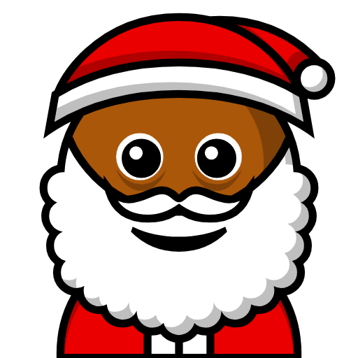 Santa Claus: Medium-Dark Skin Tone Santa Claus: Medium-Dark Skin Tone