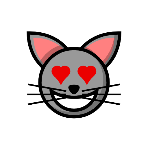 Smiling Cat with Heart-Eyes Smiling Cat with Heart-Eyes