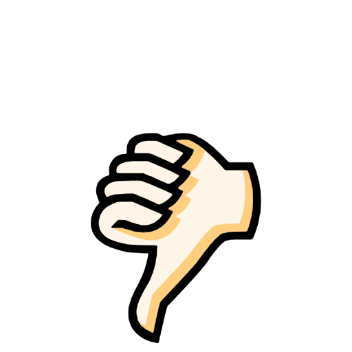 Thumbs Down: Light Skin Tone Thumbs Down: Light Skin Tone