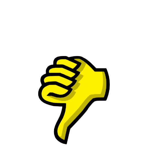 Thumbs Down Thumbs Down