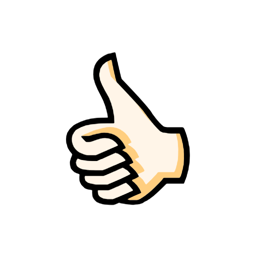 Thumbs Up: Light Skin Tone Thumbs Up: Light Skin Tone