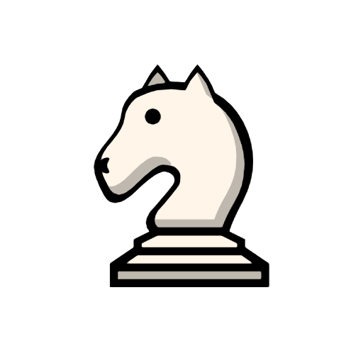 White Chess Knight White Chess Knight