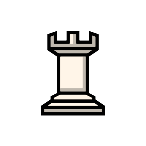 White Chess Rook White Chess Rook