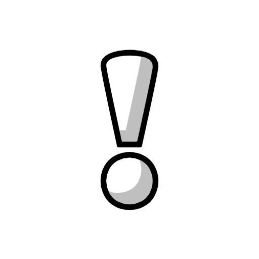 White Exclamation Mark White Exclamation Mark