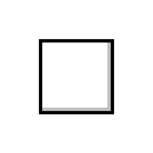 White Medium Square White Medium Square