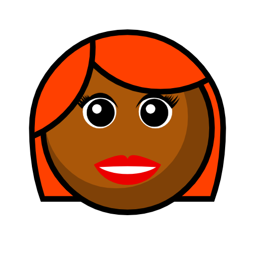 Woman: Medium-Dark Skin Tone, Red Hair Woman: Medium-Dark Skin Tone, Red Hair
