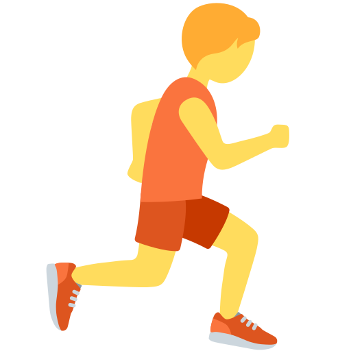 Person Running Facing Right