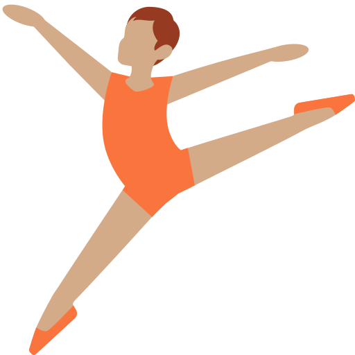Ballet Dancer: Medium Skin Tone Ballet Dancer: Medium Skin Tone